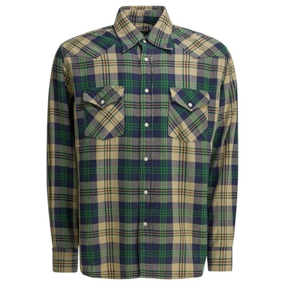 KAPITAL Other - Kapital Columbia-Check Husky Western Shirt Tag Size 3 Men